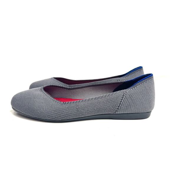 Rothy’s Gray Round Toe Flats Shoes Size 8.5 - Picture 4 of 8